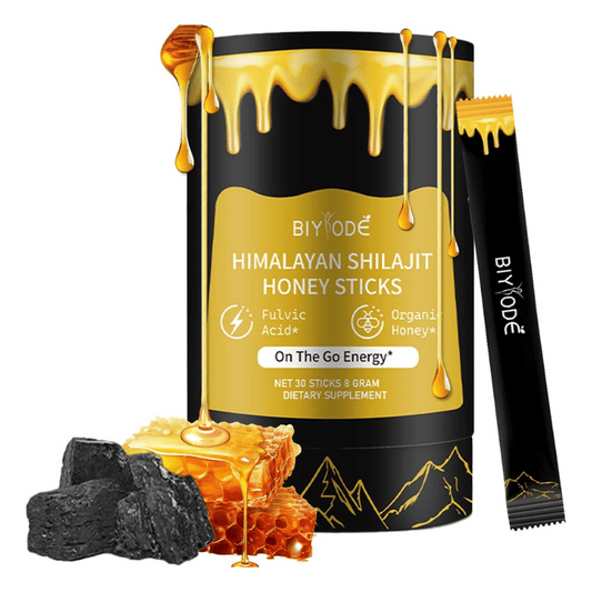 BIYODE™ Sachets de Miel de Shilajit de l'Himalaya - 30 Sachets