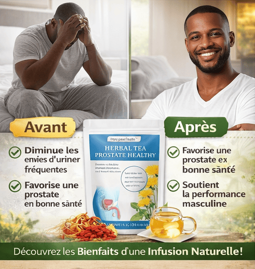 TEAHERB™  Thé Pour Nettoyer la Prostate et les Voies Urinaires - 28 Sachets de Thé