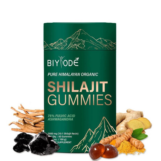 BIYODE™ Gummies de Shilajit Pure de l'Himalaya - (60 Bonbons)