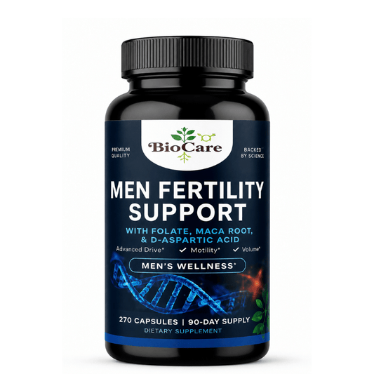 BIOCARE™  Capsules Pour la Conception et la Fertilité Masculine - Augmentation du Volume de Sperme - 270 Capsules